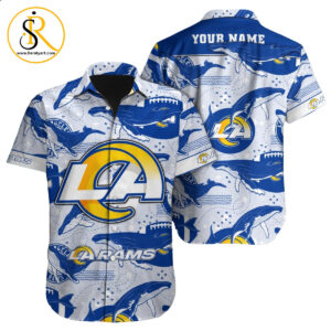 Los Angeles Rams Hawaiian Shirt NFL Football Custom Hawaiian Shirt for Men Women Gift For Fans 29 SeratyArt