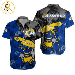 Los Angeles Rams Hawaiian Shirt NFL Football Custom Hawaiian Shirt for Men Women Gift For Fans 3 SeratyArt