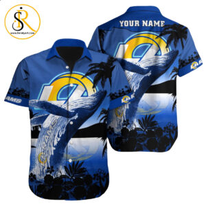 Los Angeles Rams Hawaiian Shirt NFL Football Custom Hawaiian Shirt for Men Women Gift For Fans 30 SeratyArt