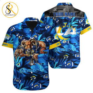 Los Angeles Rams Hawaiian Shirt NFL Football Custom Hawaiian Shirt for Men Women Gift For Fans 31 SeratyArt