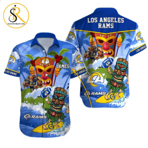Los Angeles Rams Hawaiian Shirt NFL Football Custom Hawaiian Shirt for Men Women Gift For Fans 32 SeratyArt