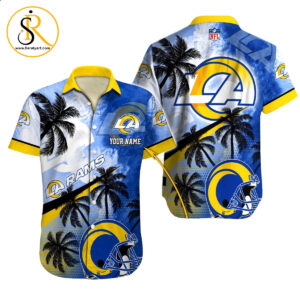 Los Angeles Rams Hawaiian Shirt NFL Football Custom Hawaiian Shirt for Men Women Gift For Fans 33 SeratyArt