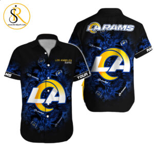 Los Angeles Rams Hawaiian Shirt NFL Football Custom Hawaiian Shirt for Men Women Gift For Fans 36 SeratyArt