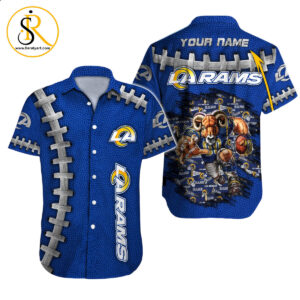 Los Angeles Rams Hawaiian Shirt NFL Football Custom Hawaiian Shirt for Men Women Gift For Fans 39 SeratyArt