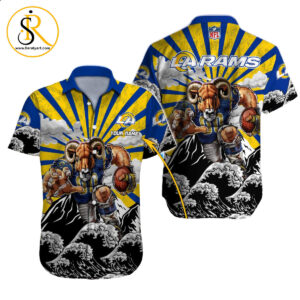 Los Angeles Rams Hawaiian Shirt NFL Football Custom Hawaiian Shirt for Men Women Gift For Fans 46 SeratyArt