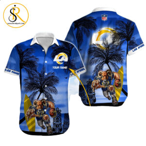 Los Angeles Rams Hawaiian Shirt NFL Football Custom Hawaiian Shirt for Men Women Gift For Fans 47 SeratyArt