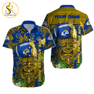 Los Angeles Rams Hawaiian Shirt NFL Football Custom Hawaiian Shirt for Men Women Gift For Fans 53 SeratyArt