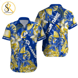 Los Angeles Rams Hawaiian Shirt NFL Football Custom Hawaiian Shirt for Men Women Gift For Fans 58 SeratyArt