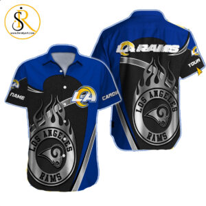 Los Angeles Rams Hawaiian Shirt NFL Football Custom Hawaiian Shirt for Men Women Gift For Fans 6 SeratyArt