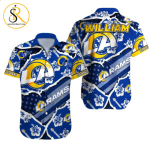 Los Angeles Rams Hawaiian Shirt NFL Football Custom Hawaiian Shirt for Men Women Gift For Fans 7 SeratyArt