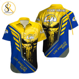 Los Angeles Rams Hawaiian Shirt NFL Football Custom Hawaiian Shirt for Men Women Gift For Fans 8 SeratyArt