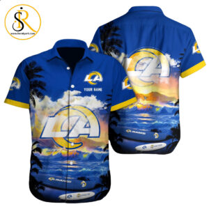 Los Angeles Rams NFL Football Custom Hawaiian Shirt for Men Women Gift For Fans SeratyArt