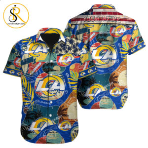 Los Angeles Rams NFL NFL Football Custom Hawaiian Shirt for Men Women Gift For Fans SeratyArt