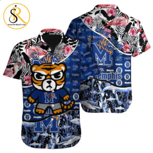 Memphis Tigers NCAA Hawaiian Shirt Custom Hawaii Shirt for Men Women Gift for Fans 16 SeratyArt