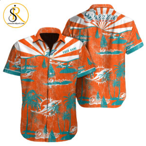 Miami Dolphins Hawaiian Shirt NFL Football Custom Hawaiian Shirt for Men Women Gift For Fans 2 SeratyArt