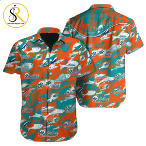 Miami Dolphins Hawaiian Shirt NFL Football Custom Hawaiian Shirt for Men Women Gift For Fans 28 SeratyArt