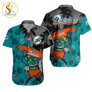 Miami Dolphins Hawaiian Shirt NFL Football Custom Hawaiian Shirt for Men Women Gift For Fans 3 SeratyArt