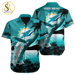 Miami Dolphins Hawaiian Shirt NFL Football Custom Hawaiian Shirt for Men Women Gift For Fans 31 SeratyArt