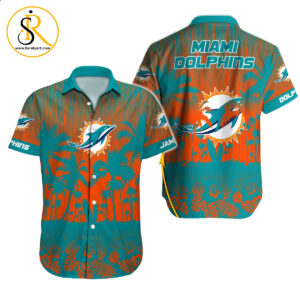 Miami Dolphins Hawaiian Shirt NFL Football Custom Hawaiian Shirt for Men Women Gift For Fans 35 SeratyArt