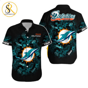 Miami Dolphins Hawaiian Shirt NFL Football Custom Hawaiian Shirt for Men Women Gift For Fans 37 SeratyArt