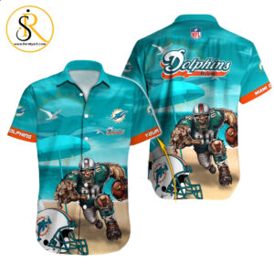 Miami Dolphins Hawaiian Shirt NFL Football Custom Hawaiian Shirt for Men Women Gift For Fans 40 SeratyArt