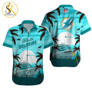 Miami Dolphins Hawaiian Shirt NFL Football Custom Hawaiian Shirt for Men Women Gift For Fans 49 SeratyArt