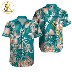 Miami Dolphins Hawaiian Shirt NFL Football Custom Hawaiian Shirt for Men Women Gift For Fans 58 SeratyArt