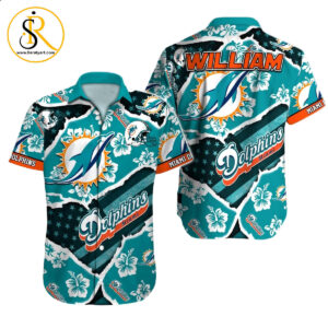 Miami Dolphins Hawaiian Shirt NFL Football Custom Hawaiian Shirt for Men Women Gift For Fans 8 SeratyArt