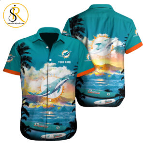 Miami Dolphins NFL Football Custom Hawaiian Shirt for Men Women Gift For Fans SeratyArt