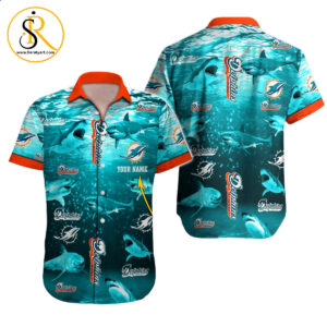 Miami Dolphins NFL Hawaii Shirt NFL Football Custom Hawaiian Shirt for Men Women Gift For Fans SeratyArt