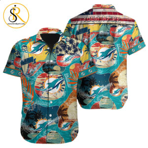 Miami Dolphins NFL NFL Football Custom Hawaiian Shirt for Men Women Gift For Fans SeratyArt