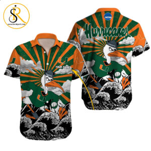 Miami Hurricanes NCAA Hawaiian Shirt Custom Hawaii Shirt for Men Women Gift for Fans 11 SeratyArt