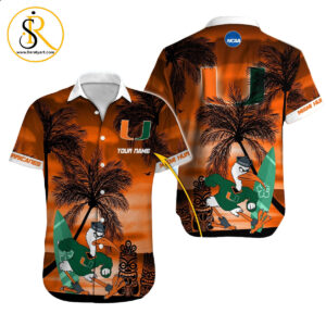 Miami Hurricanes NCAA Hawaiian Shirt Custom Hawaii Shirt for Men Women Gift for Fans 12 SeratyArt