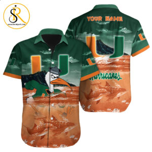 Miami Hurricanes NCAA Hawaiian Shirt Custom Hawaii Shirt for Men Women Gift for Fans 7 SeratyArt