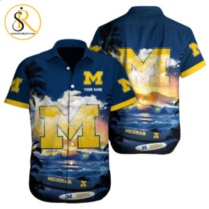 Michigan Wolverines NCAA2 Custom Hawaii Shirt for Men Women Gift for Fans SeratyArt