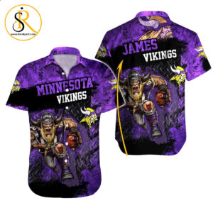 Minnesota Vikings Hawaiian Shirt NFL Football Custom Hawaiian Shirt for Men Women Gift For Fans 24 SeratyArt
