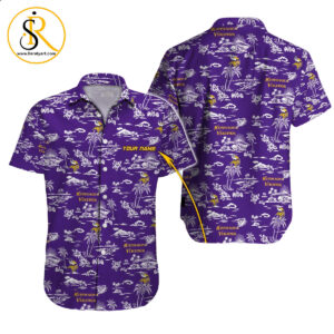 Minnesota Vikings Hawaiian Shirt NFL Football Custom Hawaiian Shirt for Men Women Gift For Fans 40 SeratyArt