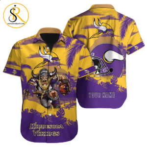 Minnesota Vikings Hawaiian Shirt NFL Football Custom Hawaiian Shirt for Men Women Gift For Fans 53 SeratyArt