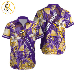 Minnesota Vikings Hawaiian Shirt NFL Football Custom Hawaiian Shirt for Men Women Gift For Fans 57 SeratyArt