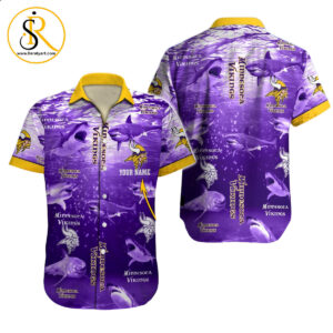 Minnesota Vikings NFL Hawaii Shirt NFL Football Custom Hawaiian Shirt for Men Women Gift For Fans SeratyArt