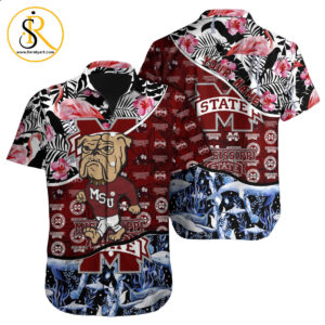 Mississippi State Bulldogs NCAA Hawaiian Shirt Custom Hawaii Shirt for Men Women Gift for Fans 16 SeratyArt