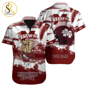 Mississippi State Bulldogs NCAA Hawaiian Shirt Custom Hawaii Shirt for Men Women Gift for Fans SeratyArt