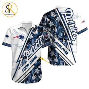 New England Patriots Hawaiian Shirt NFL Football Custom Hawaiian Shirt for Men Women Gift For Fans 12 SeratyArt