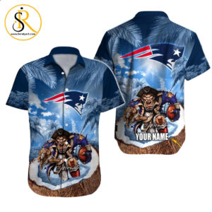 New England Patriots Hawaiian Shirt NFL Football Custom Hawaiian Shirt for Men Women Gift For Fans 19 SeratyArt