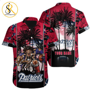 New England Patriots Hawaiian Shirt NFL Football Custom Hawaiian Shirt for Men Women Gift For Fans 34 SeratyArt