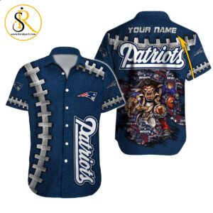 New England Patriots Hawaiian Shirt NFL Football Custom Hawaiian Shirt for Men Women Gift For Fans 38 SeratyArt