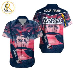 New England Patriots Hawaiian Shirt NFL Football Custom Hawaiian Shirt for Men Women Gift For Fans 50 SeratyArt