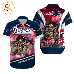 New England Patriots Hawaiian Shirt NFL Football Custom Hawaiian Shirt for Men Women Gift For Fans 9 SeratyArt