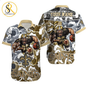 New Orleans Saints Hawaiian Shirt NFL Football Custom Hawaiian Shirt for Men Women Gift For Fans 10 SeratyArt