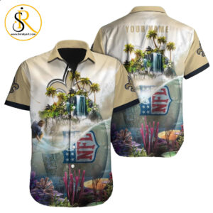 New Orleans Saints Hawaiian Shirt NFL Football Custom Hawaiian Shirt for Men Women Gift For Fans 15 SeratyArt